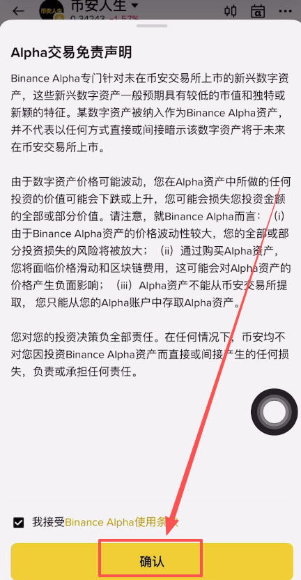 包含国内版币安的词条